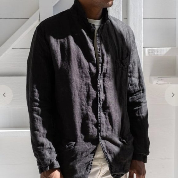 CP Shades Sean Relaxed Lagenlook Chore Coat Shacket - Picture 8 of 8